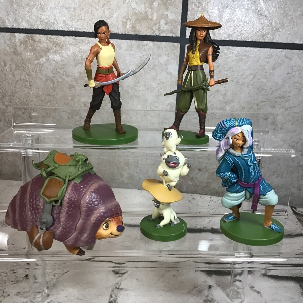 Disney Raya And The Last Dragon Figures Playset Lot Of 5 Tuk Tuk Ongis Siso